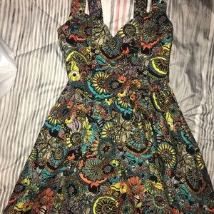 Ladies multi pattern sundress.